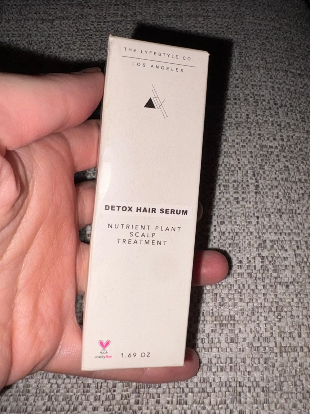 The LyfeStyle Co. Detox Hair Serum - Cream/Black Packaging